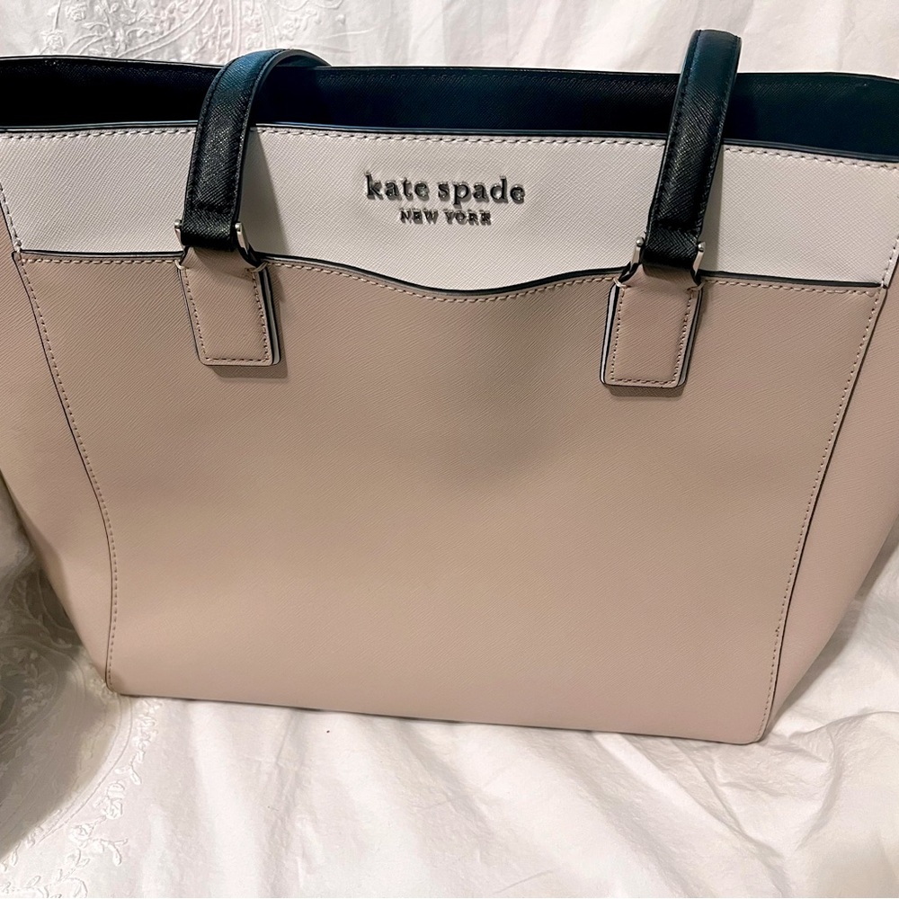 Kate Spade Cameron Laptop Tote in Warm Beige